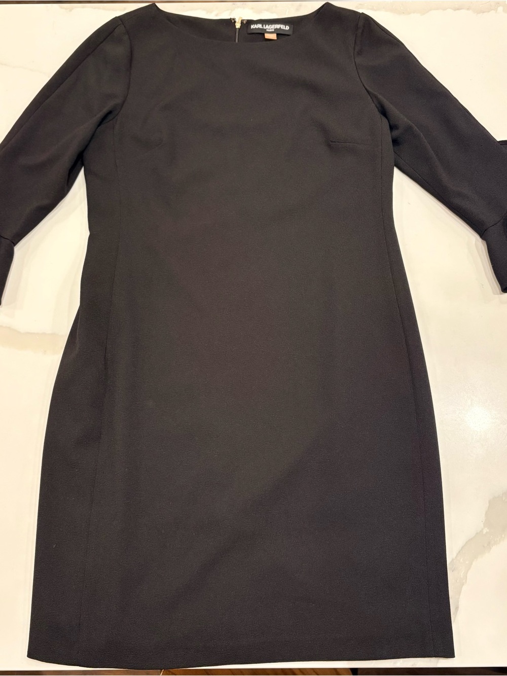 Karl Lagerfeld Black Sheath Dress